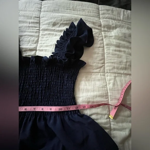 Hill house home nap dress size small in navy - Picture 11 of 12